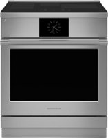 Monogram - 5.3 Cu. Ft. Slide-In Electric Induction True Convection Range - Stainless Steel - Front_Zoom