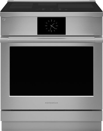 Monogram - 5.3 Cu. Ft. Slide-In Electric Induction True Convection Range - Stainless Steel