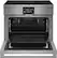 Angle. Monogram - 5.75 Cu. Ft. Slide-In Electric Induction True Convection Range - Stainless steel.