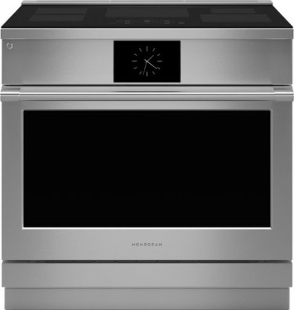Monogram - 5.75 Cu. Ft. Slide-In Electric Induction True Convection Range - Stainless Steel