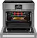Alt View 11. Monogram - 5.75 Cu. Ft. Slide-In Electric Induction True Convection Range - Stainless steel.