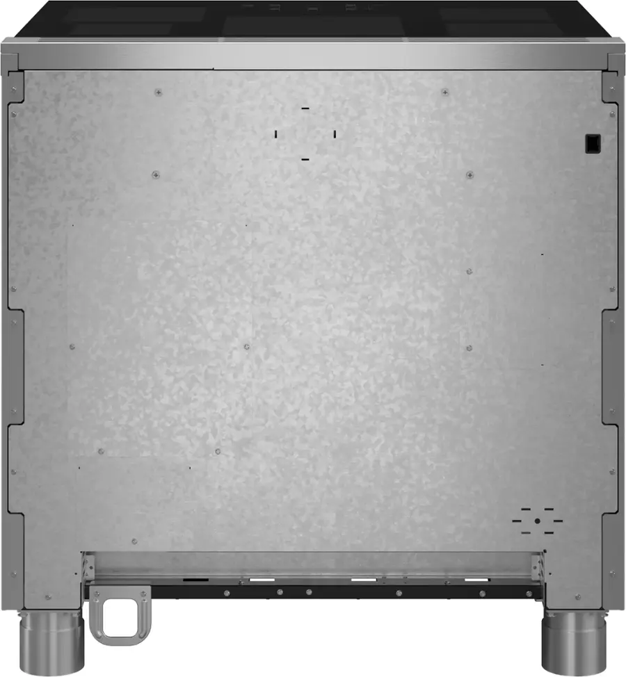 Alt View 16. Monogram - 5.75 Cu. Ft. Slide-In Electric Induction True Convection Range - Stainless steel.