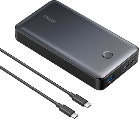 Anker 537 Power Bank 24K mAh 65W Battery Black A1379H11-1