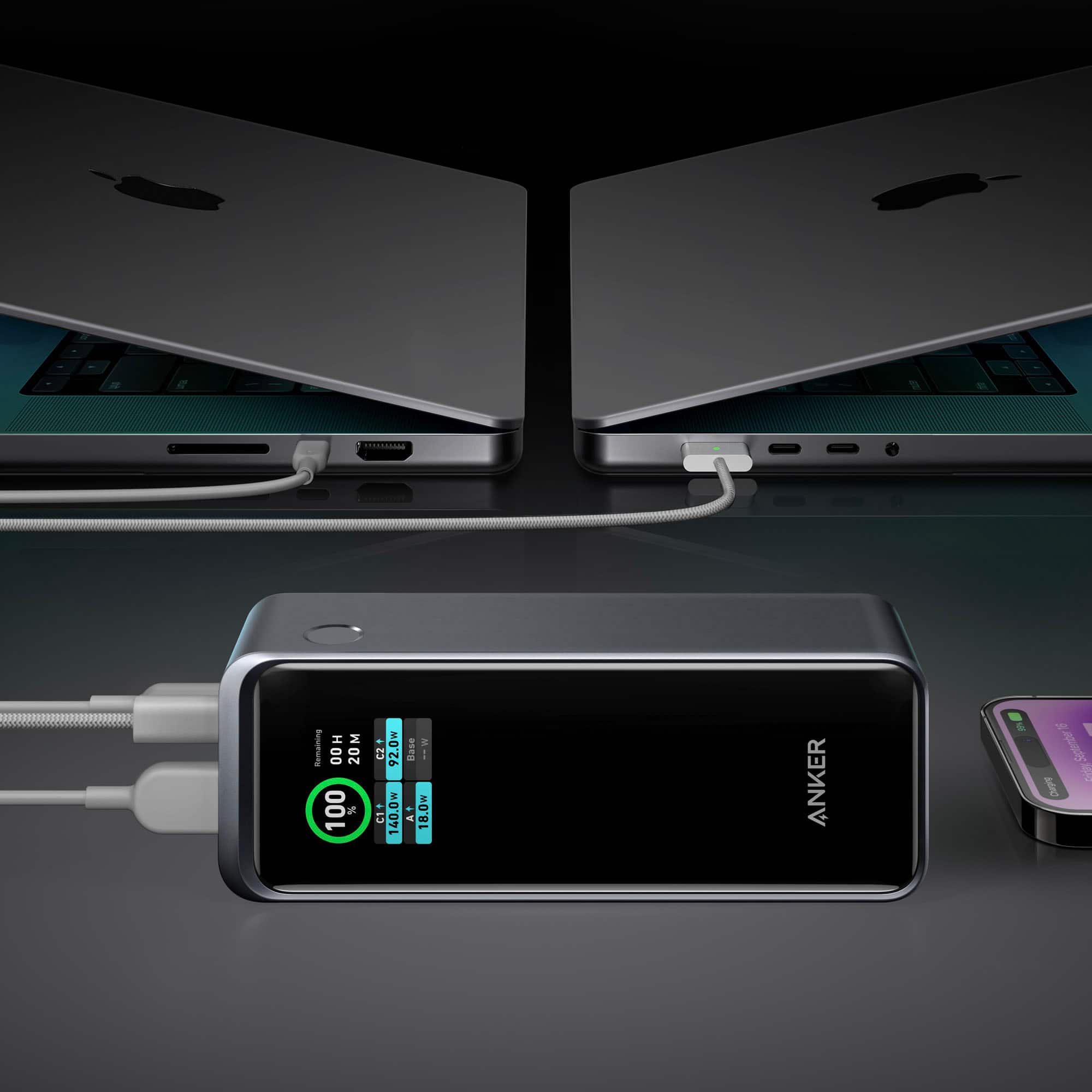 Alt View 1. Anker - 737 Power Bank - Black.