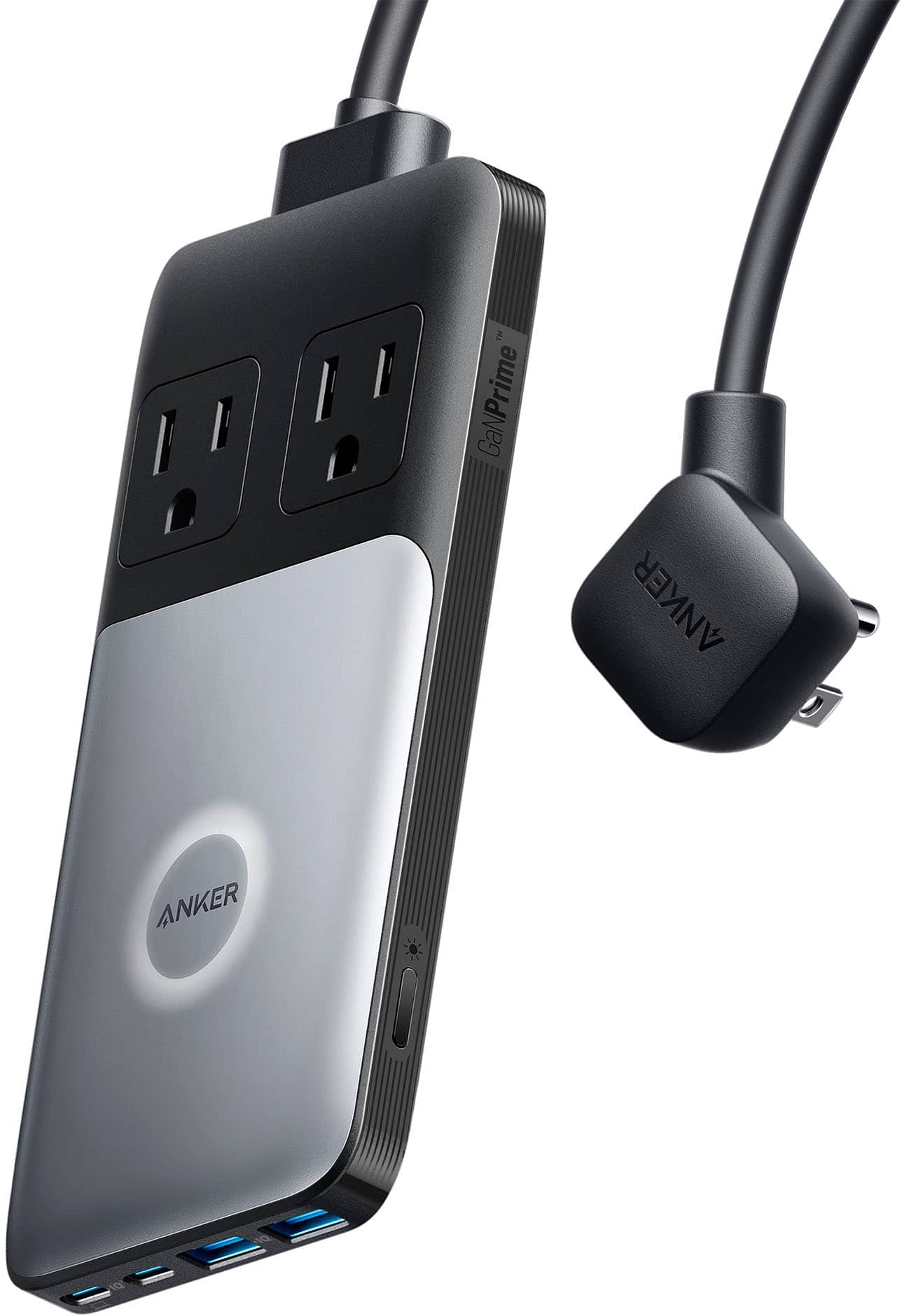 Titan 9 Outlet/2 USB-C/1 USB-A 5000 Joules Surge Protector with  ColorChanging LED Black 68631 - Best Buy