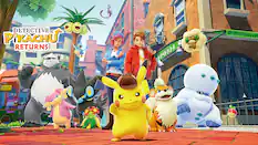 Front. Nintendo - Detective Pikachu Returns.