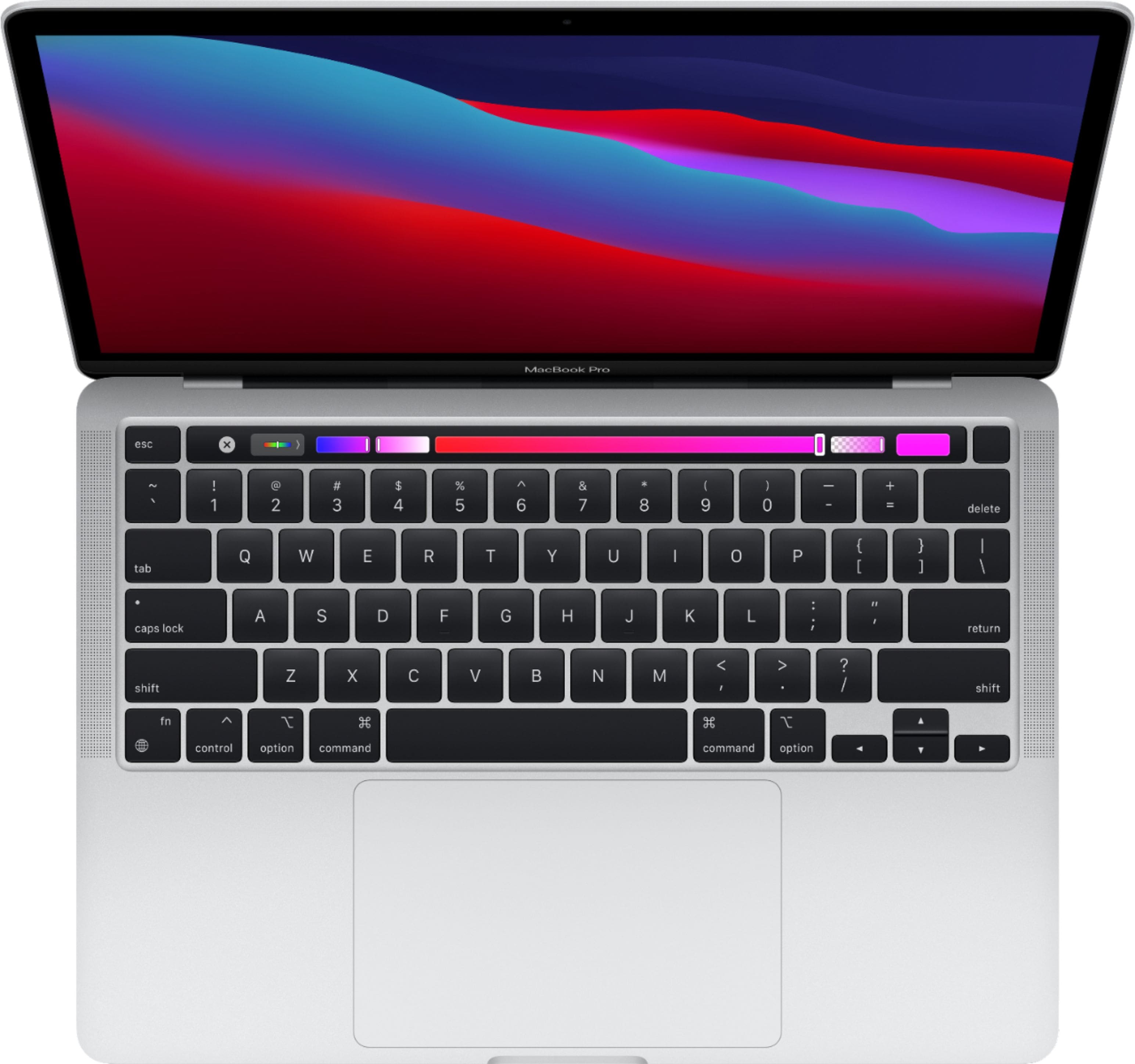 Alt View 11. Apple - Geek Squad Certified Refurbished MacBook Pro 13.3" Laptop - Apple M1 chip - 8GB Memory - 512GB SSD - Silver.