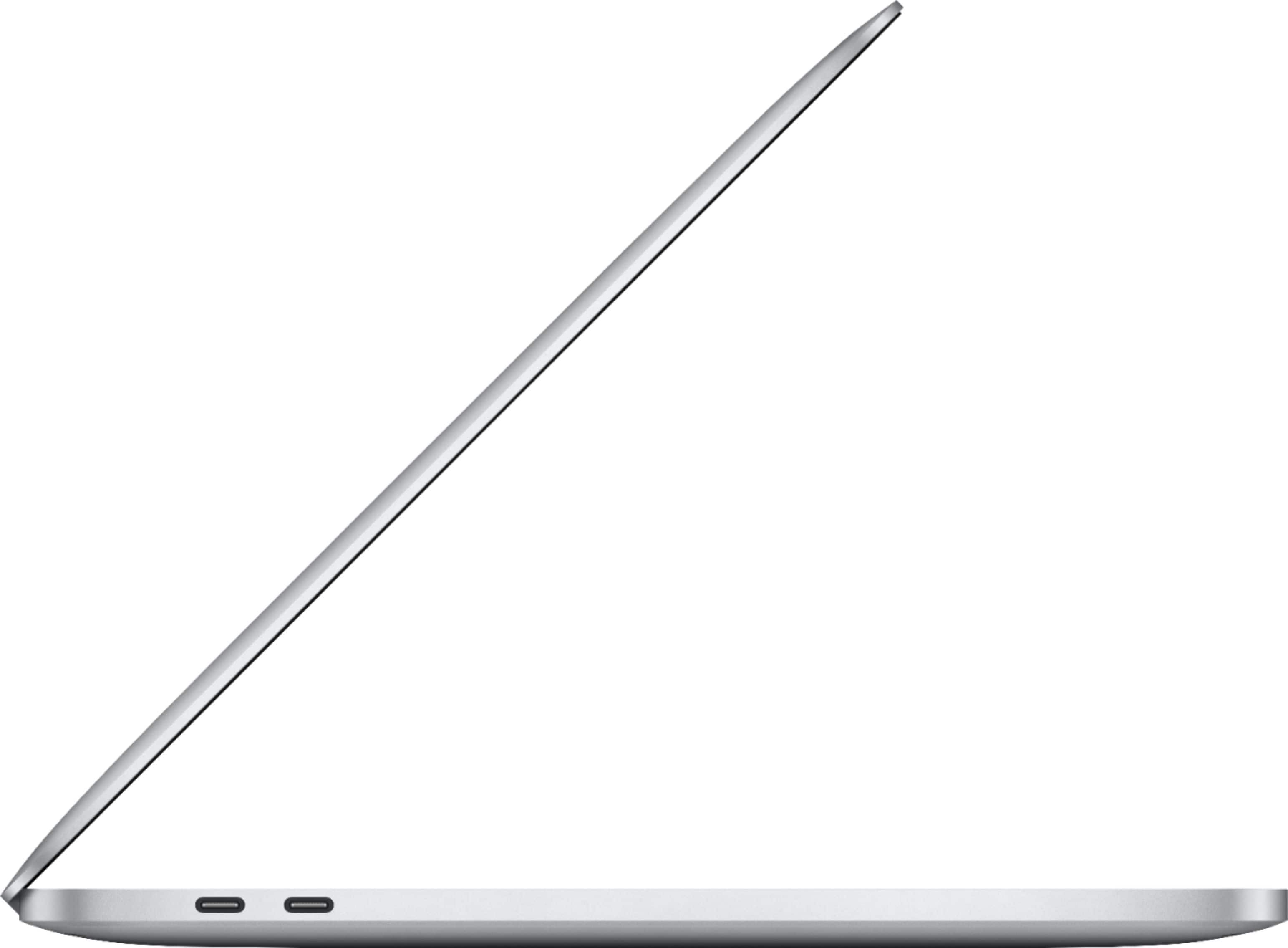 Alt View 13. Apple - Geek Squad Certified Refurbished MacBook Pro 13.3" Laptop - Apple M1 chip - 8GB Memory - 512GB SSD - Silver.