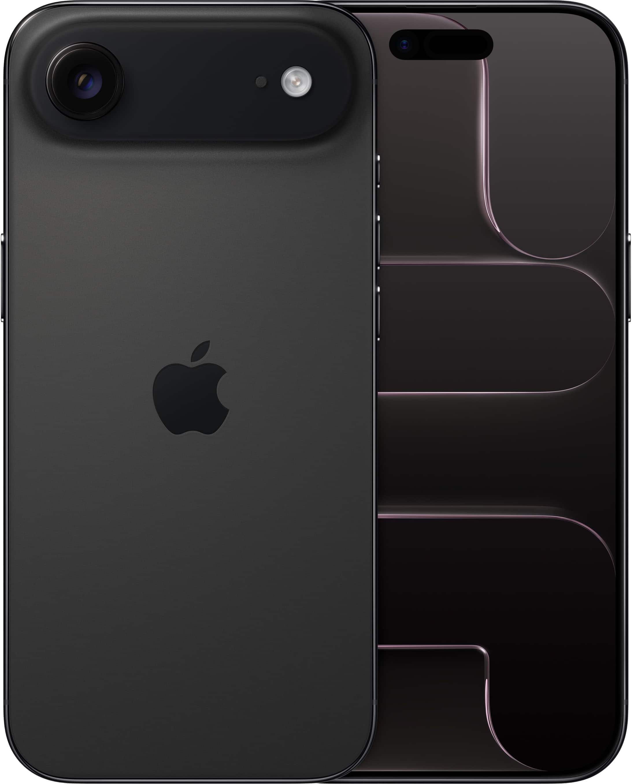Front. Apple - iPhone Air 1TB - Space Black.