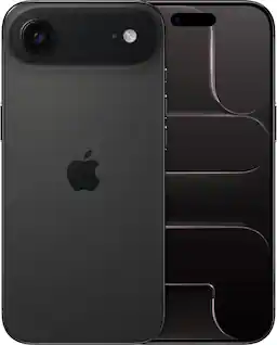 Front. Apple - iPhone Air 256GB (Unlocked) - Space Black.