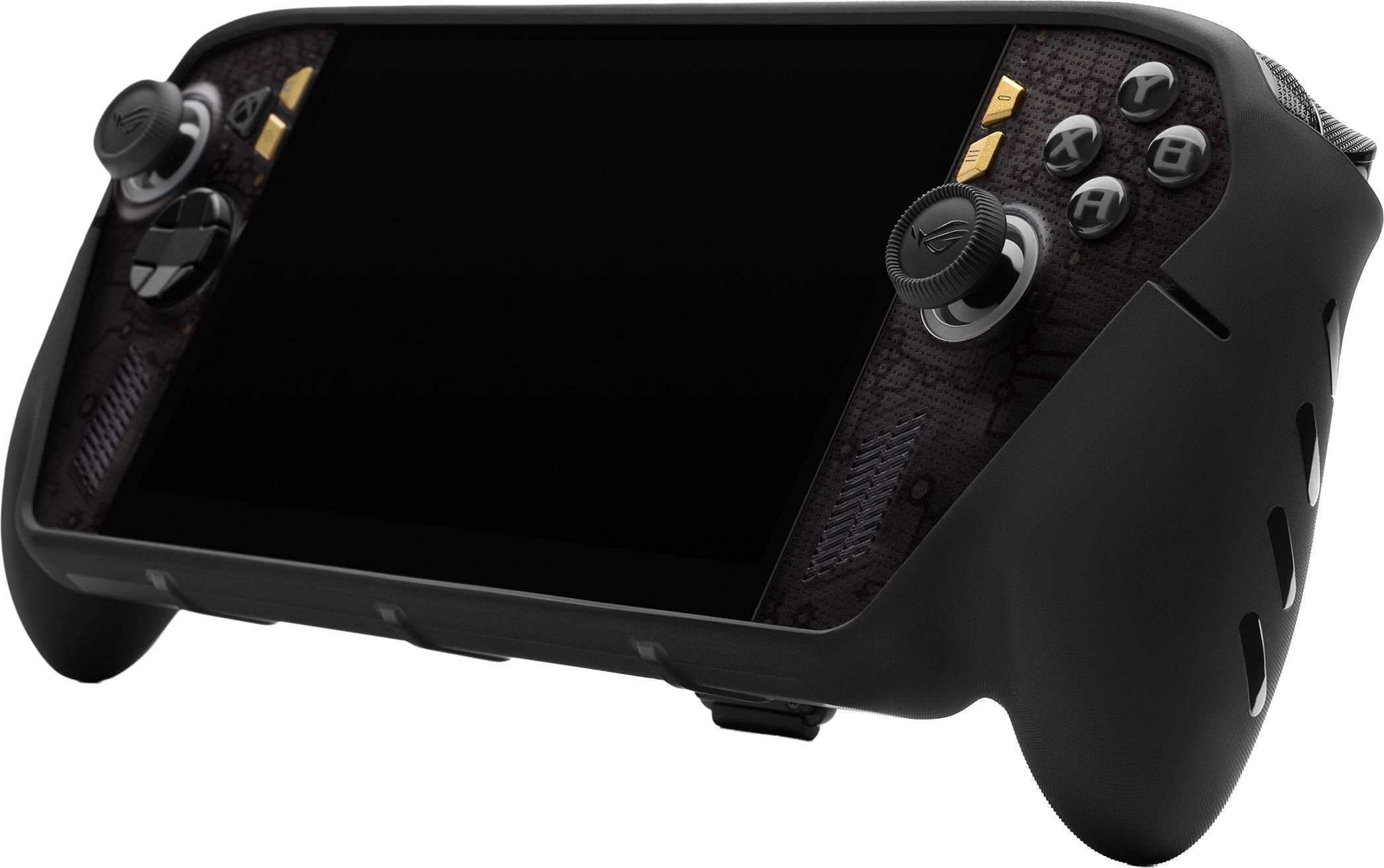 Alt View 16. ASUS - ASUS ROG XBOX Ally X20 Bundle, 7.4” 120Hz OLED Gaming Handheld, Ryzen AI Z2 Extreme, 24GB RAM, 1TB SSD, R1 Edition 20 - Black.