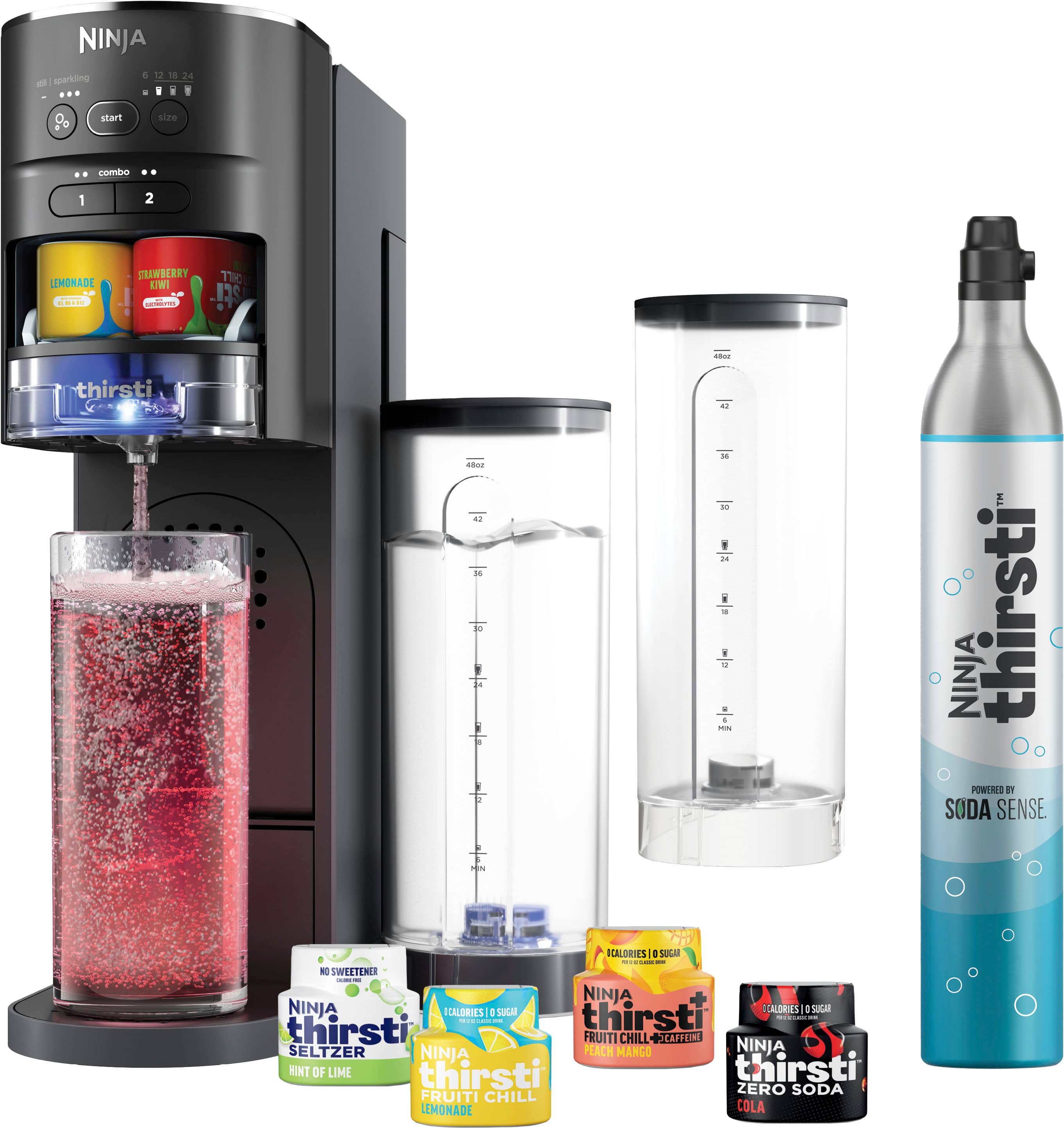 Ninja Thirsti™ Carbonated Water Maker for Still & Sparkling Drinks