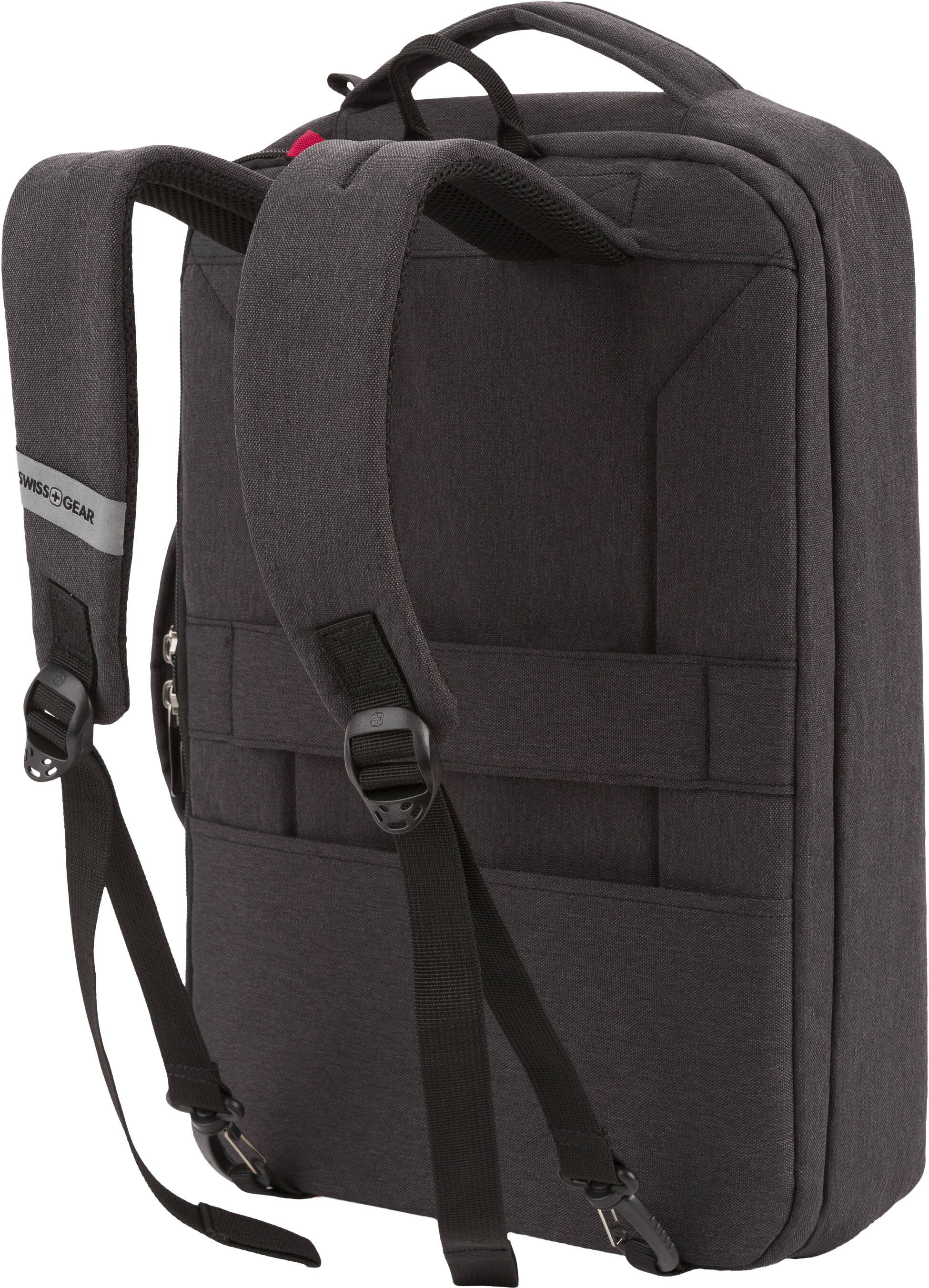 Alt View 16. SwissGear - 16" Commute Hybrid Brief/Backpack - Gray - Black.