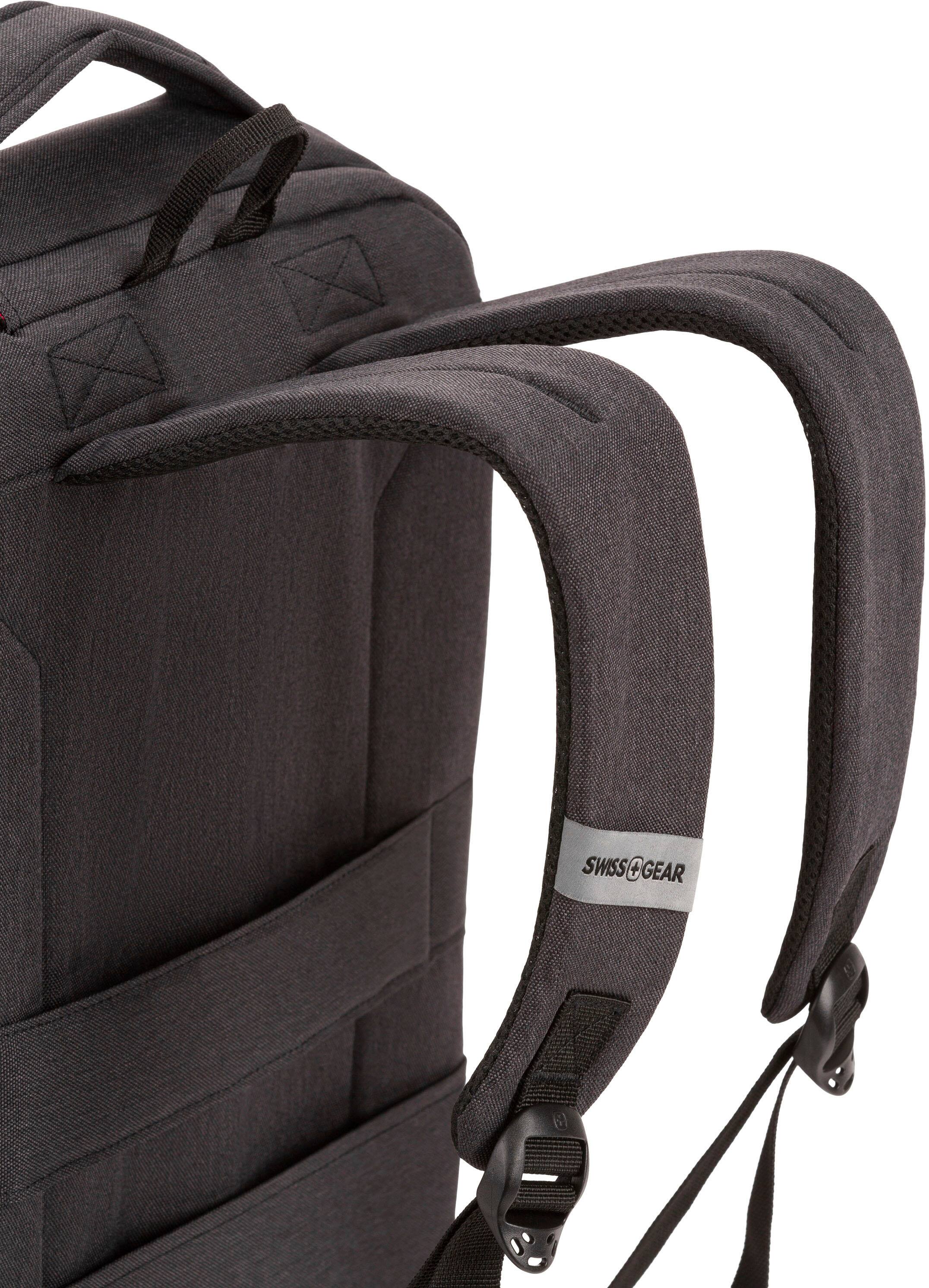 Alt View 21. SwissGear - 16" Commute Hybrid Brief/Backpack - Gray - Black.