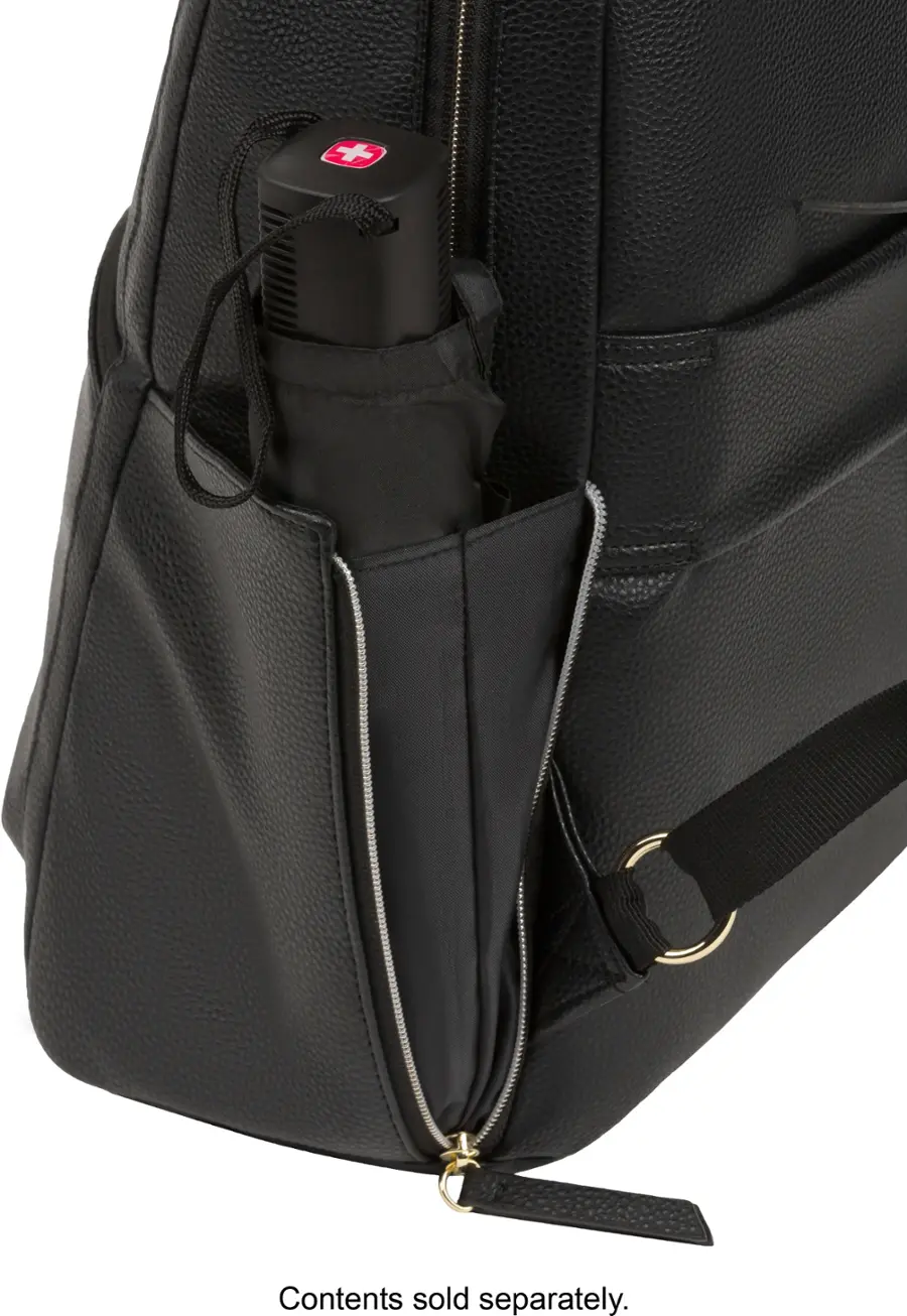 Alt View 18. SwissGear - 9901 Ladies Laptop Backpack - Black.