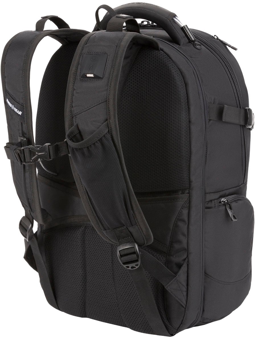 Alt View 14. SwissGear - Commander USB ScanSmart Laptop Backpack - Black.