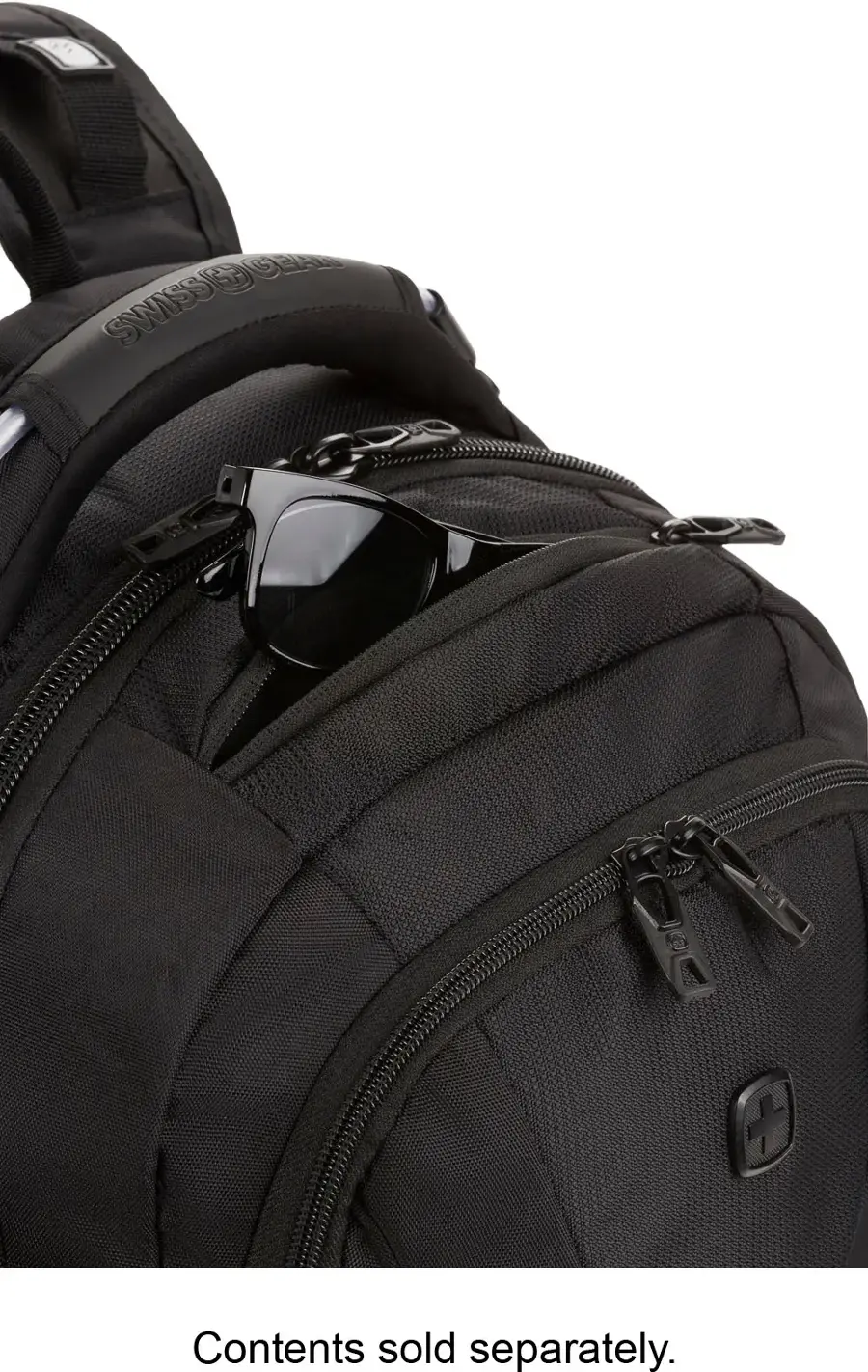 Alt View 18. SwissGear - Commander USB ScanSmart Laptop Backpack - Black.