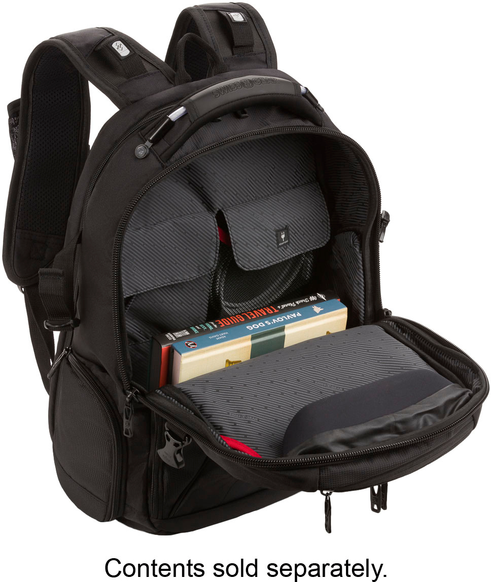 SwissGear 5358 USB ScanSmart Laptop Backpack Black 5358202410
