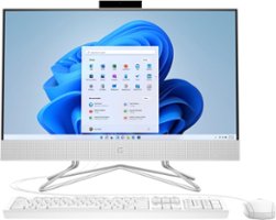 HP - 23.8" Full HD Touch-Screen All-in-One - Intel Core i5 - 8GB Memory - 512GB SSD - Snow White - Front_Zoom