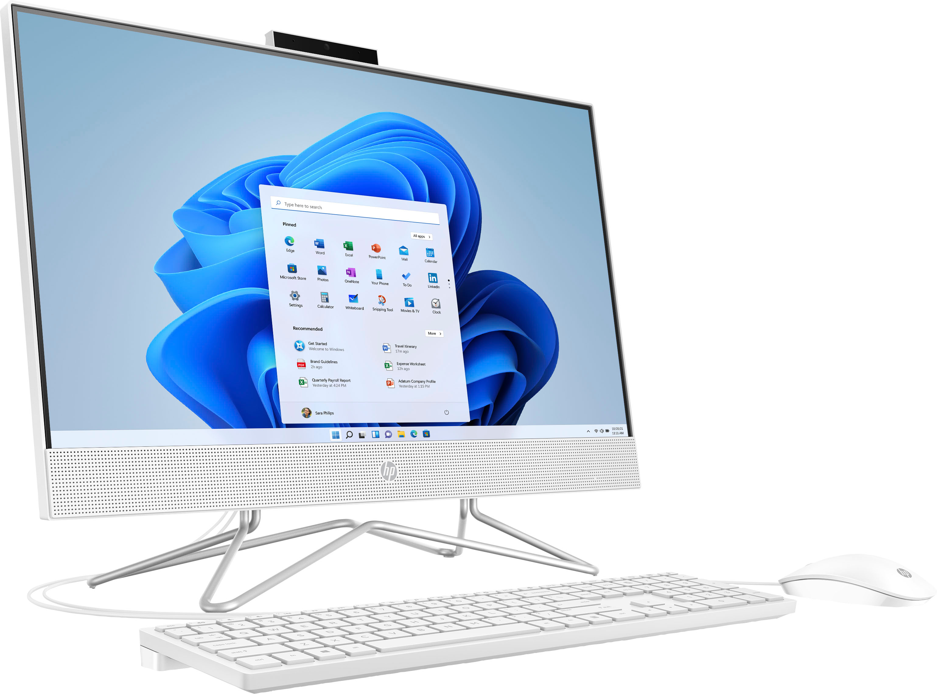 HP 27 Full HD Touch-Screen All-in-One with Adjustable Height Intel Core i5  8GB Memory 512GB SSD Shell White 27-cr0034 - Best Buy