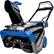 Front. Snow Joe - 24V Single Stage Cordless Brushless Electric Snow Blower (4x12.0 Ah Batteries and 2 Chargers) - Black and Blue.