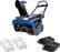 Alt View 11. Snow Joe - 24V Single Stage Cordless Brushless Electric Snow Blower (4x12.0 Ah Batteries and 2 Chargers) - Black and Blue.