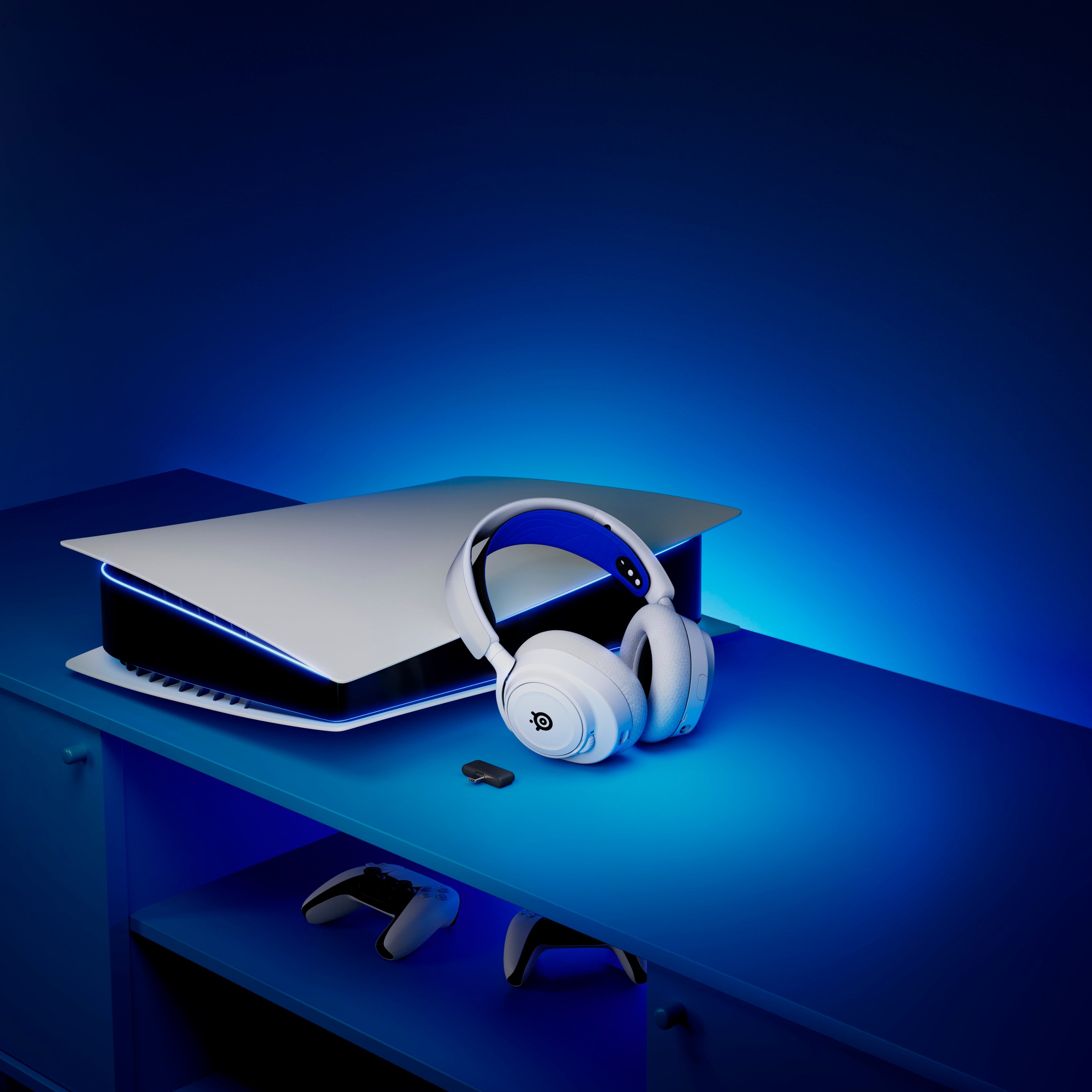 Headset Arctis 7P 61561 for White Nova SteelSeries Buy Best PS4 Gaming - Wireless PS5,
