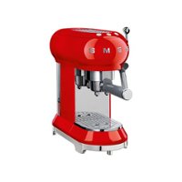 SMEG Semi-Automatic Espresso Machine with 15 bar pressure - Red - Front_Zoom