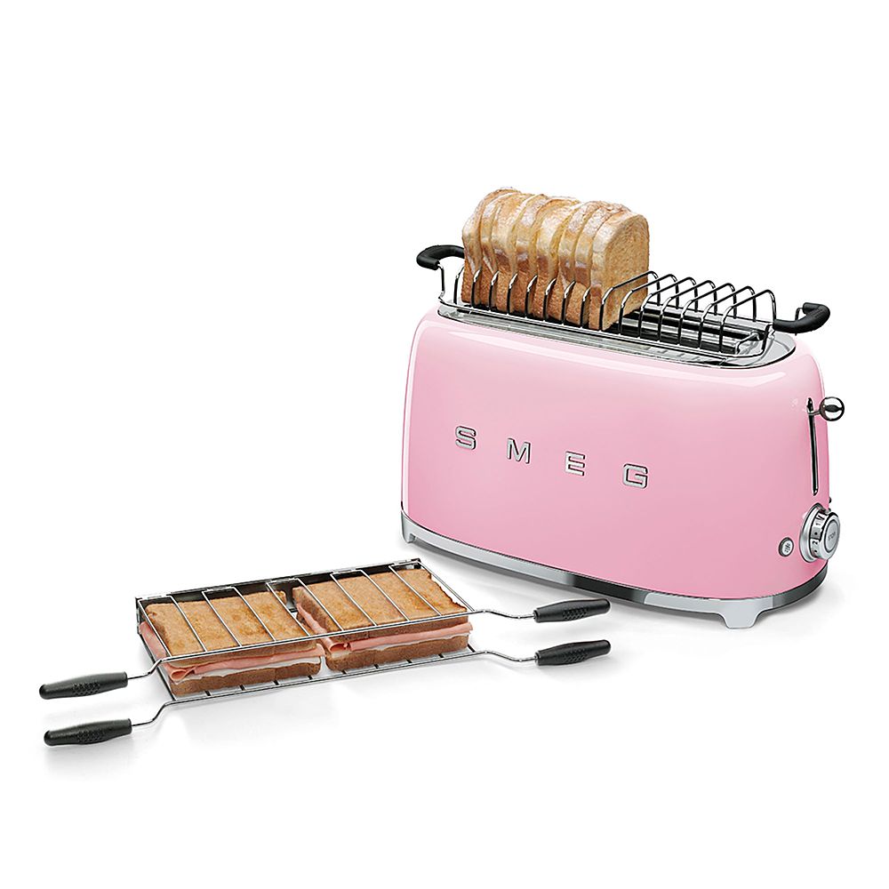 Smeg 2 Slice Toasters Gold Pink