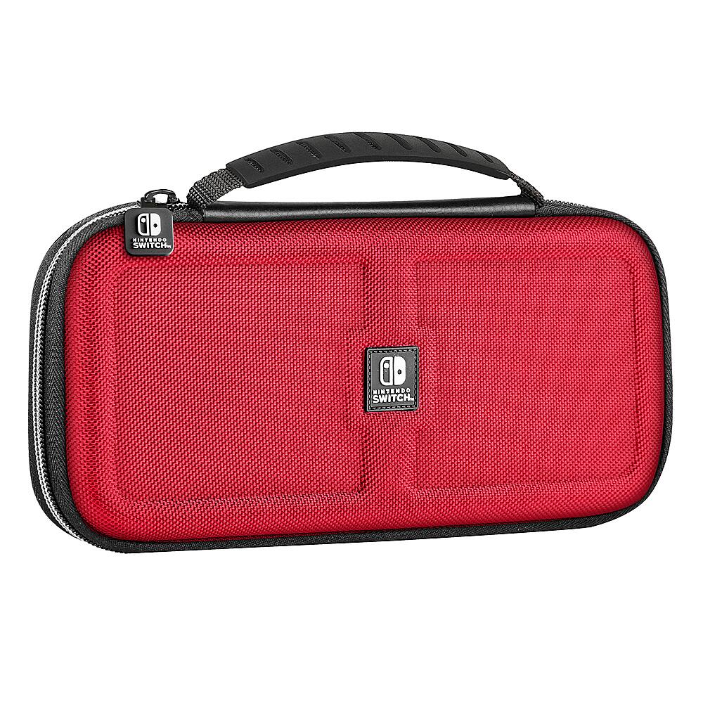 Alt View 12. RDS Industries - Game Traveler Deluxe Travel Case for Nintendo Switch - Red.