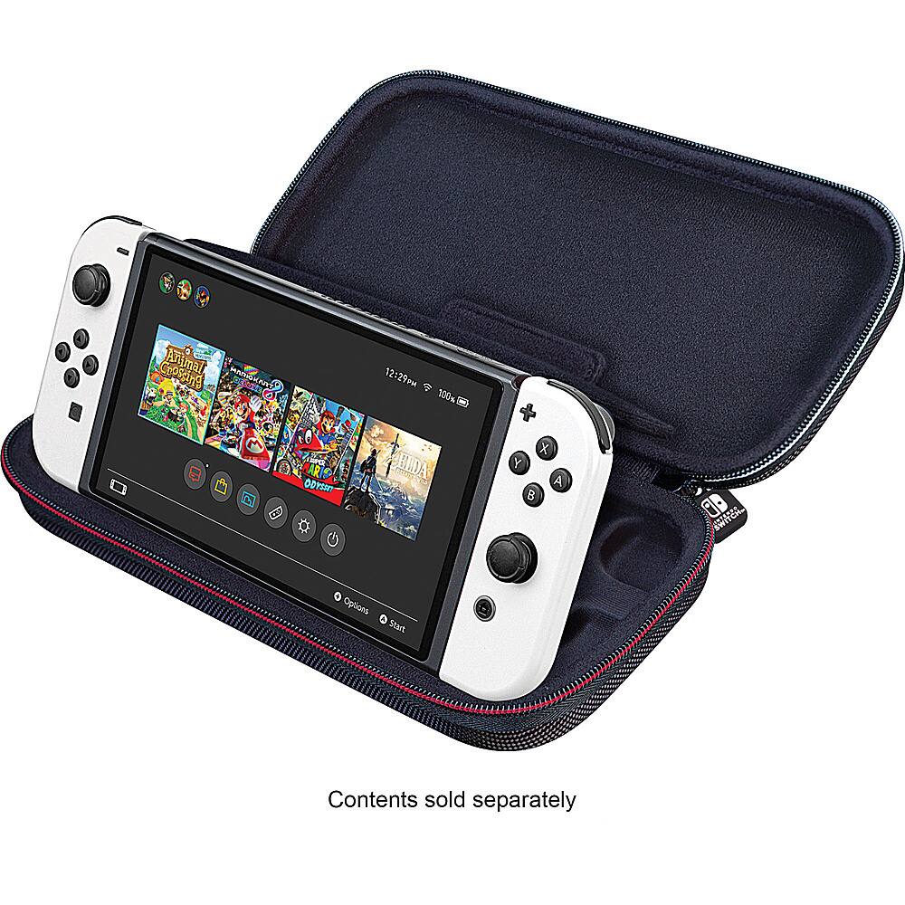 Alt View 13. RDS Industries - Game Traveler Deluxe Travel Case for Nintendo Switch - Red.
