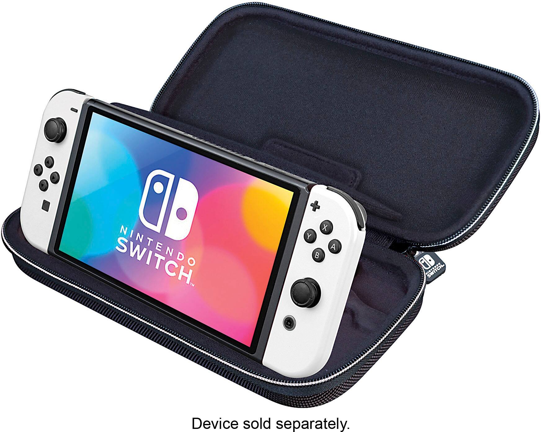 Alt View 15. RDS Industries - Game Traveler Deluxe Travel Case for Nintendo Switch - Blue.