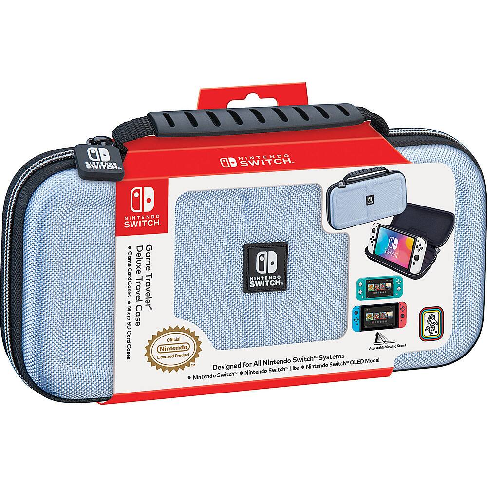 RDS Industries - Game Traveler Deluxe Travel Case for Nintendo Switch - Blue