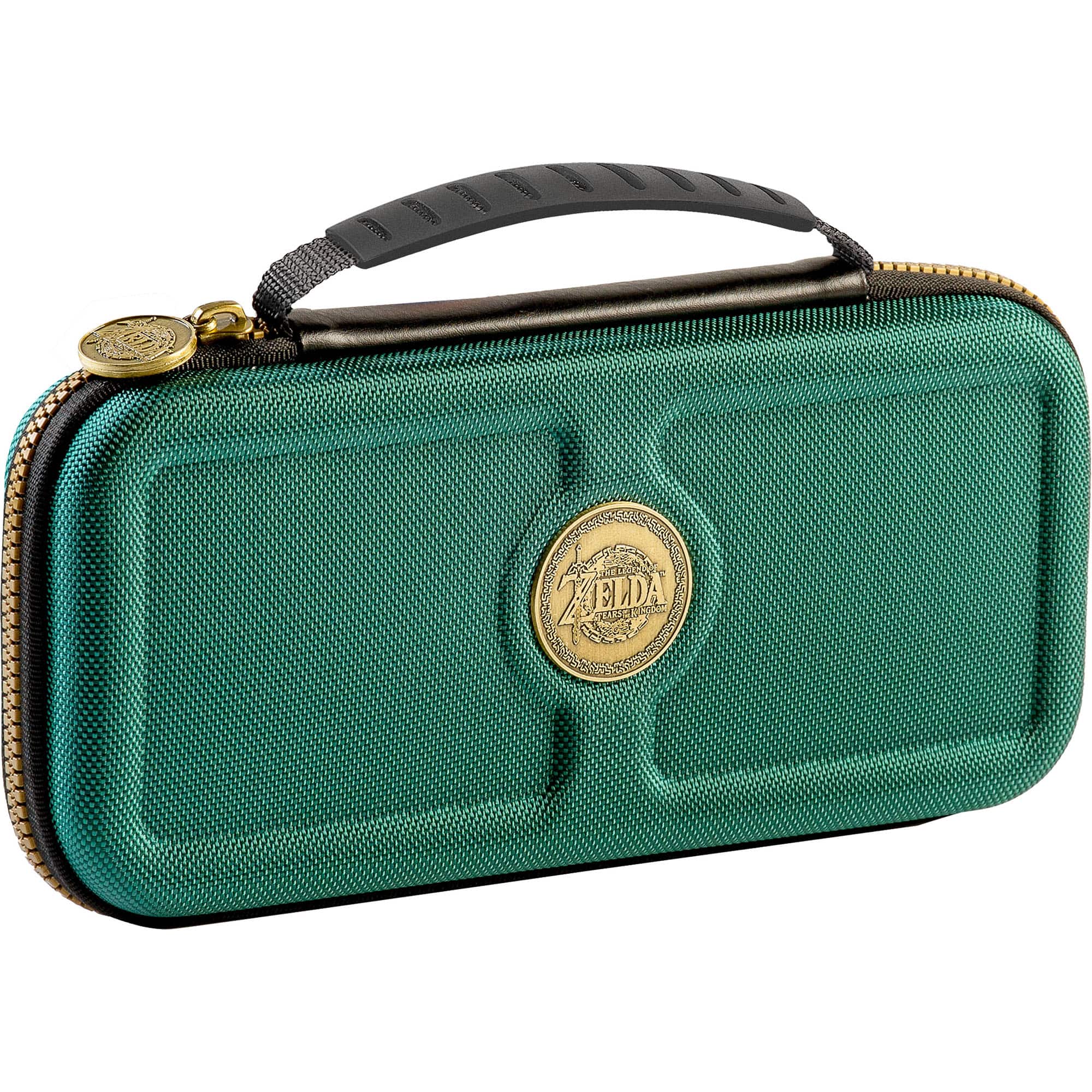Alt View 12. RDS Industries - Tears of the Kingdom Game Traveler Deluxe Travel Case for Nintendo Switch - Green.
