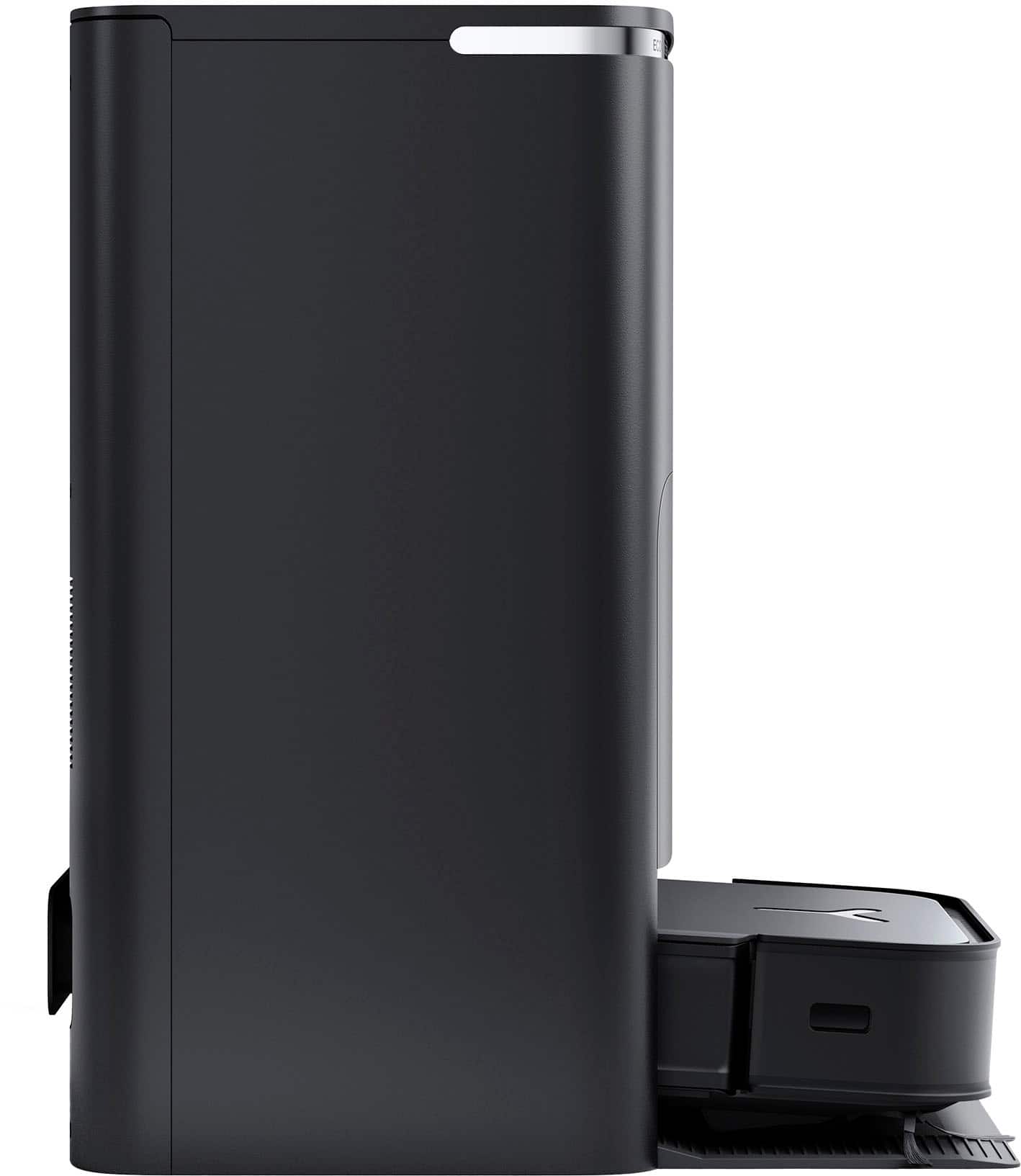 Alt View 1. ECOVACS Robotics - DEEBOT X2 OMNI Robot Vacuum & Mop with Self Cleaning Auto Empty Station - BLACK.