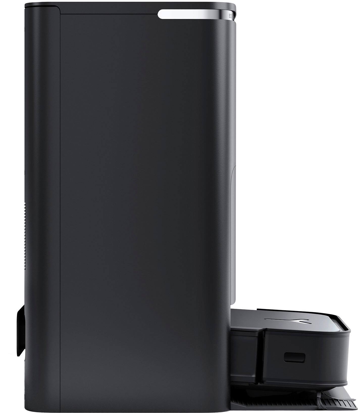 Alt View 1. ECOVACS Robotics - DEEBOT X2 OMNI Robot Vacuum & Mop with Self Cleaning Auto Empty Station - BLACK.