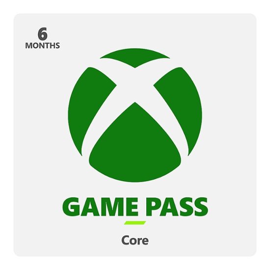 Front. Microsoft - Xbox Game Pass Core 6-month Membership - Multi.