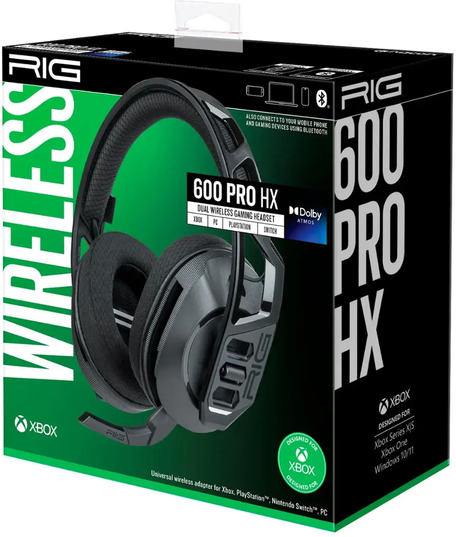 RIG 600 Pro HX Dual Wireless Gaming Headset with Bluetooth & Dolby ...