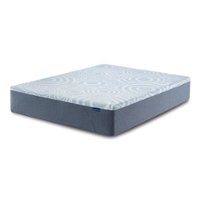 Serta - Perfect Sleeper Splendid Slumber 12-Inch Medium Memory Foam Mattress-Twin XL - Dark Blue - Front_Zoom