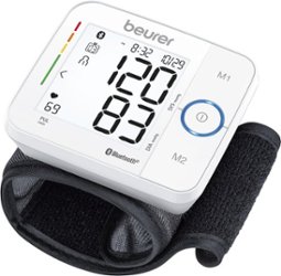 Beurer - Blood Pressure Monitor Wrist - White - Front_Zoom