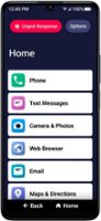 Lively® - Jitterbug Smart4 Smartphone for Seniors - Black - Front_Zoom