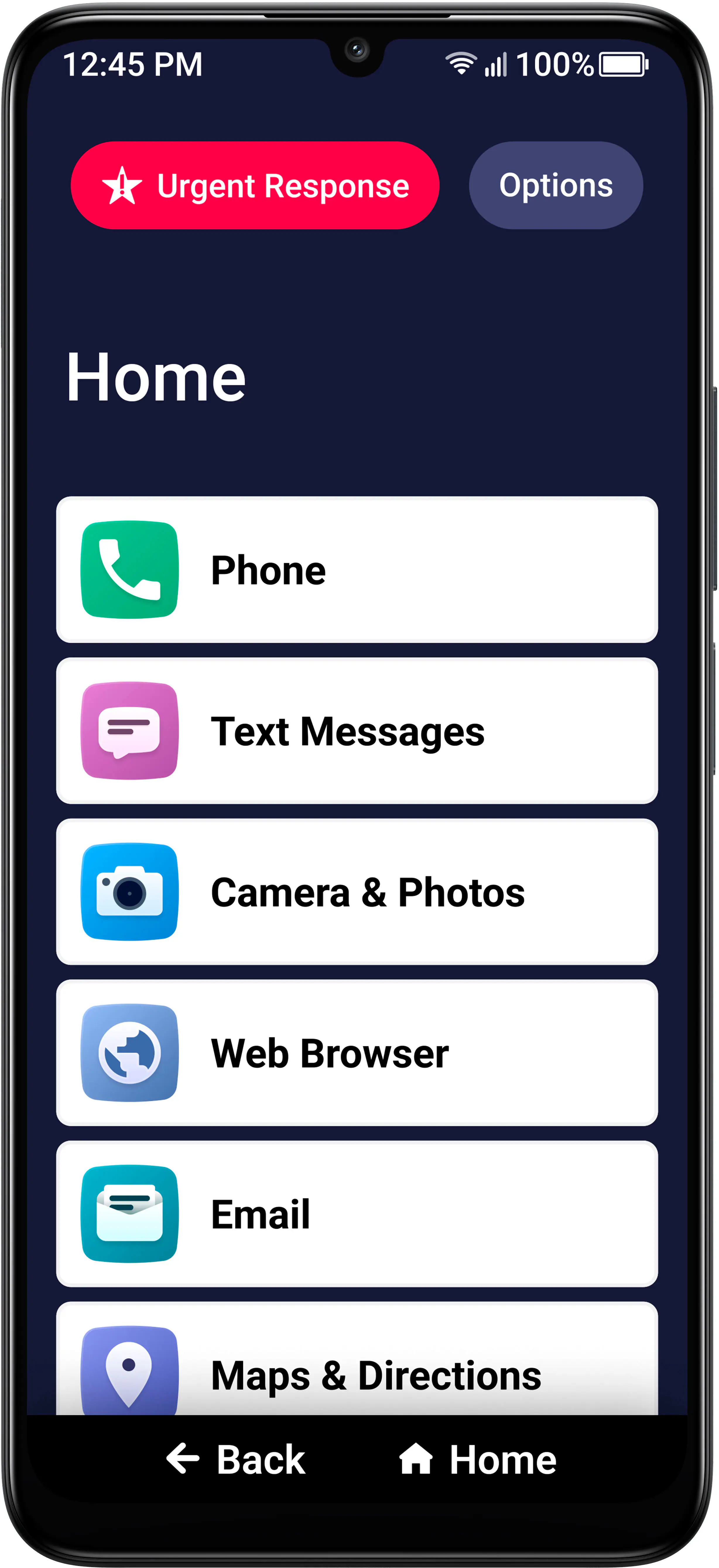 Lively® - Jitterbug Smart4 Smartphone for Seniors - Black