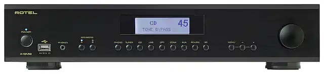 Rotel Power CD 45 Tone Bypass Speakers Phones A 13 Phono Tuner Opt Coax Alix PC-UBB BT Menu A12VKKI BV D.IA m