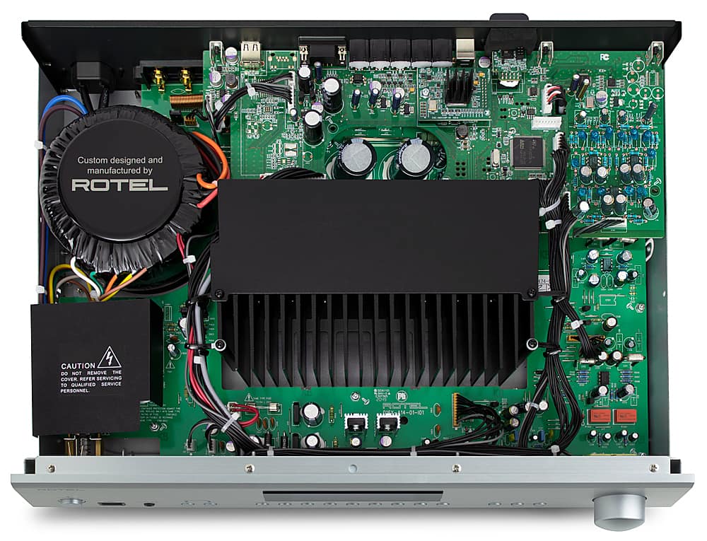 Rotel - A12MKII 60W 2-Ch Integrated Stereo Amplifier - Silver
