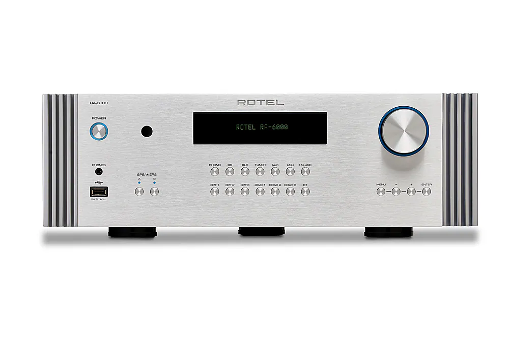 Rotel - RA-6000 350W 2-Ch Integrated Stereo Amplifier - Silver