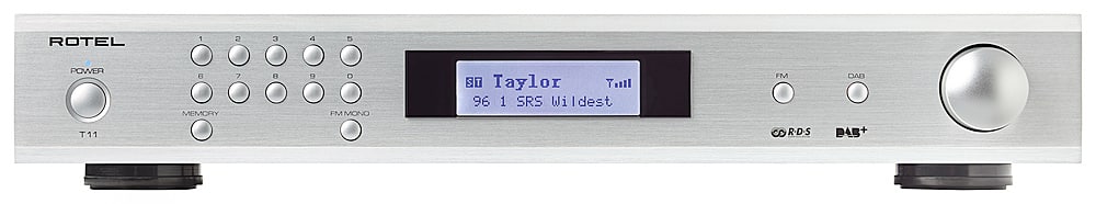Rotel - T11 FM/DAB Radio Tuner - Silver - Front_Zoom