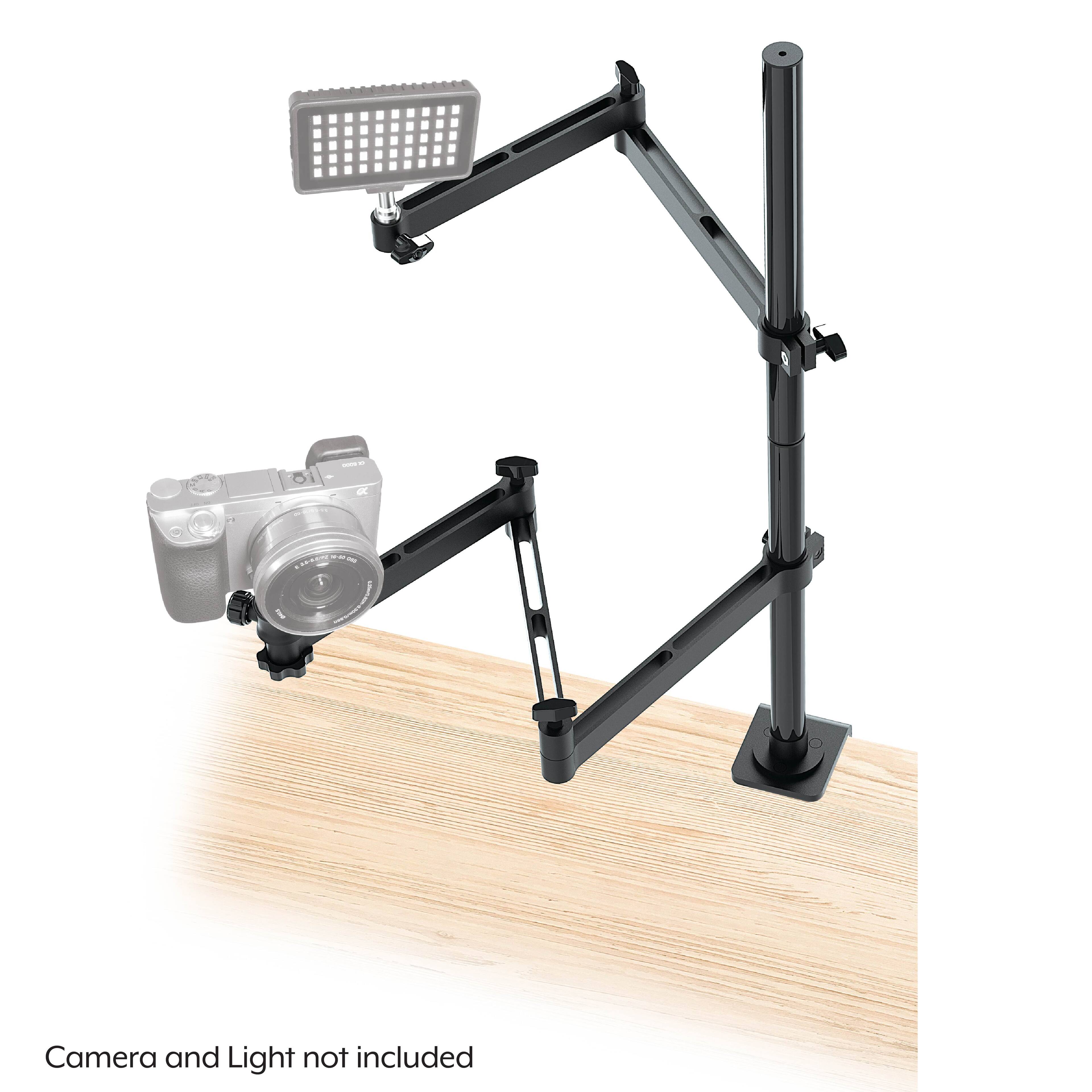 Alt View 12. Bower - Camera Desk Mount Stand - Black.