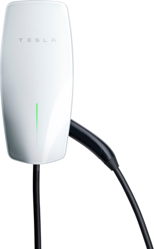 Tesla - Universal Wall Connector Level 2 Hardwired Electric Vehicle (EV) Charger – up to 48A– 24’ - White
