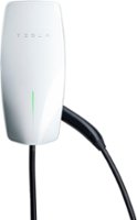 Tesla - Universal Wall Connector Level 2 Hardwired Electric Vehicle (EV) Charger – up to 48A– 24’ - White - Front_Zoom