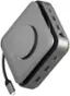 Alt View 11. j5create - USB-C Dual 4K HDMI Docking Station with 15W Wireless Charging - Space Grey.